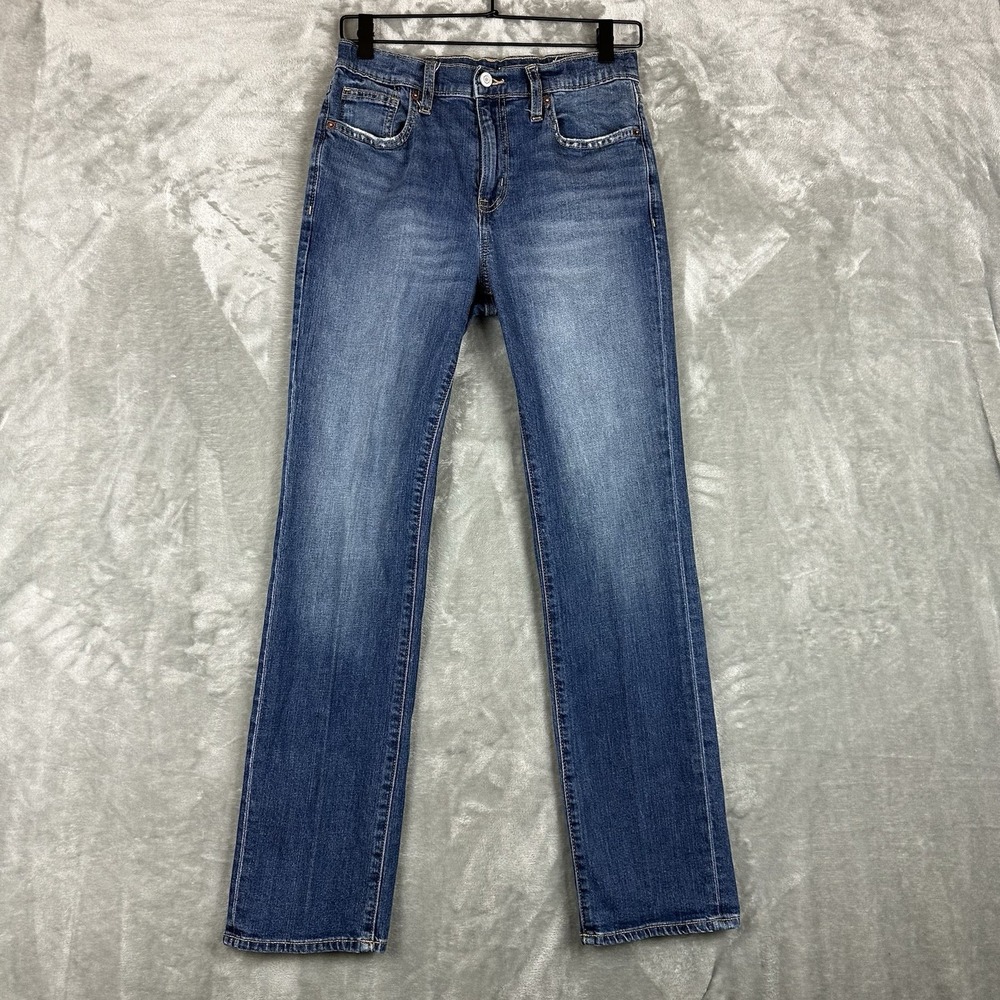 Old Navy Jeans Boys 16 Denim Blue Dark Wash Straight